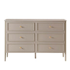Dusklia - Posy Bobbin 6 Drawer Chest - Taupe