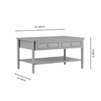Dusklia - Posy Bobbin Dressing Table - Taupe