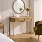 Dusklia - Posy Bobbin Dressing Table - Light Wood