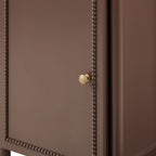Dusklia - Posy Tall Bathroom Storage Cabinet - Mocha