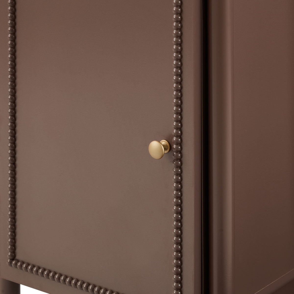 Dusklia - Posy Tall Bathroom Storage Cabinet - Mocha