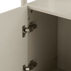 Dusklia - Posy Tall Bathroom Storage Cabinet - Taupe
