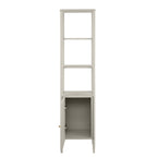 Dusklia - Posy Tall Bathroom Storage Cabinet - Taupe