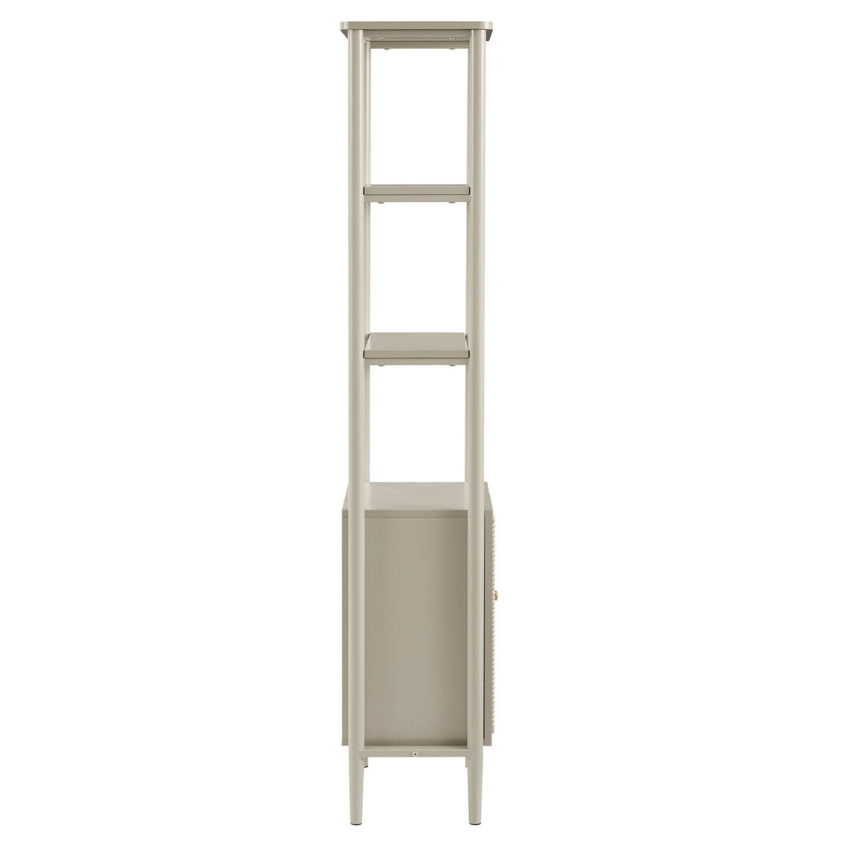 Dusklia - Posy Tall Bathroom Storage Cabinet - Taupe