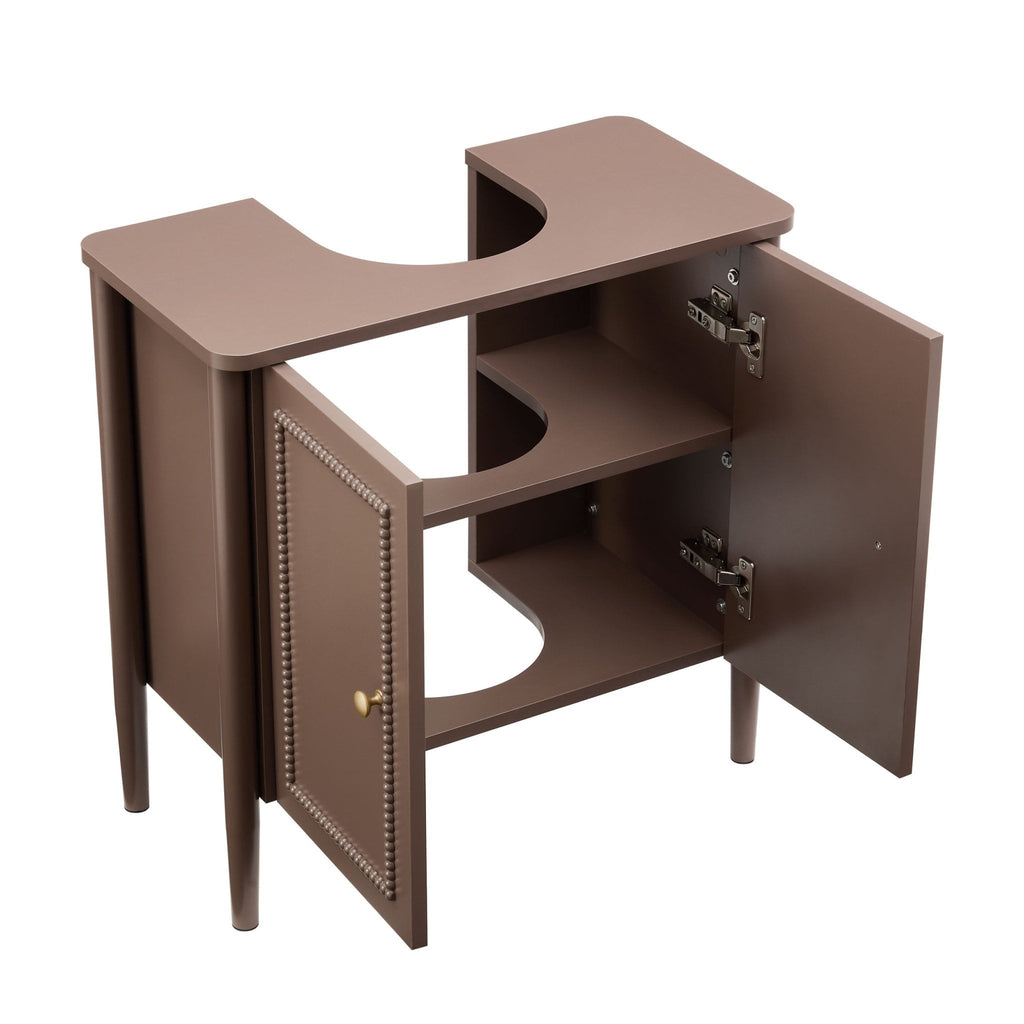 Dusklia - Posy Under Sink Bathroom Cabinet - Mocha