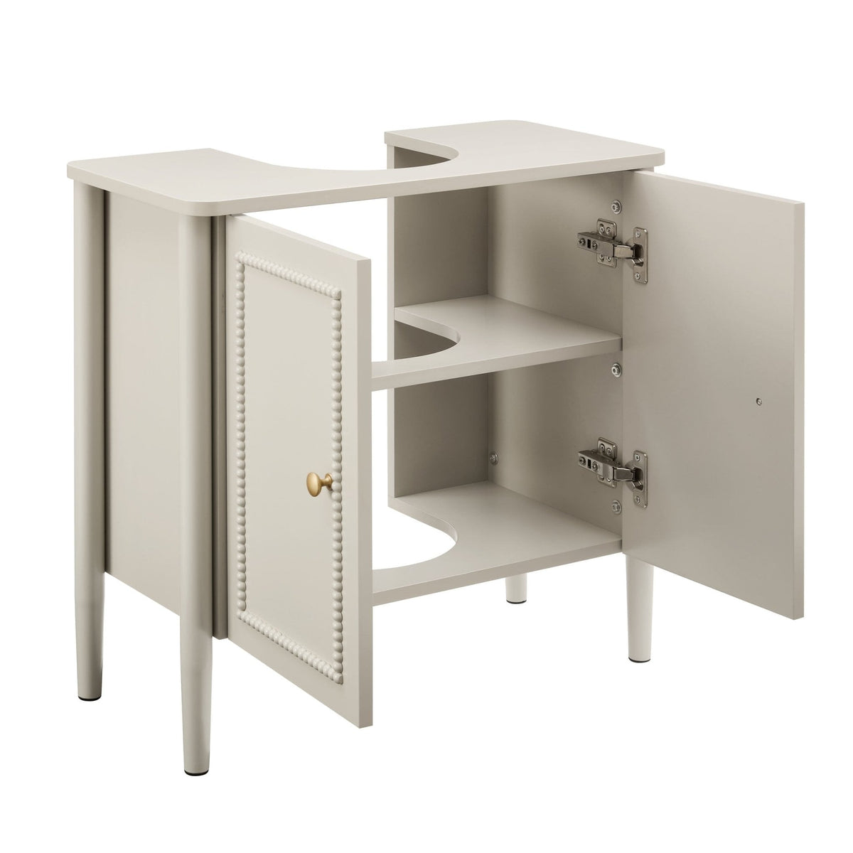 Dusklia - Posy Under Sink Bathroom Cabinet - Taupe