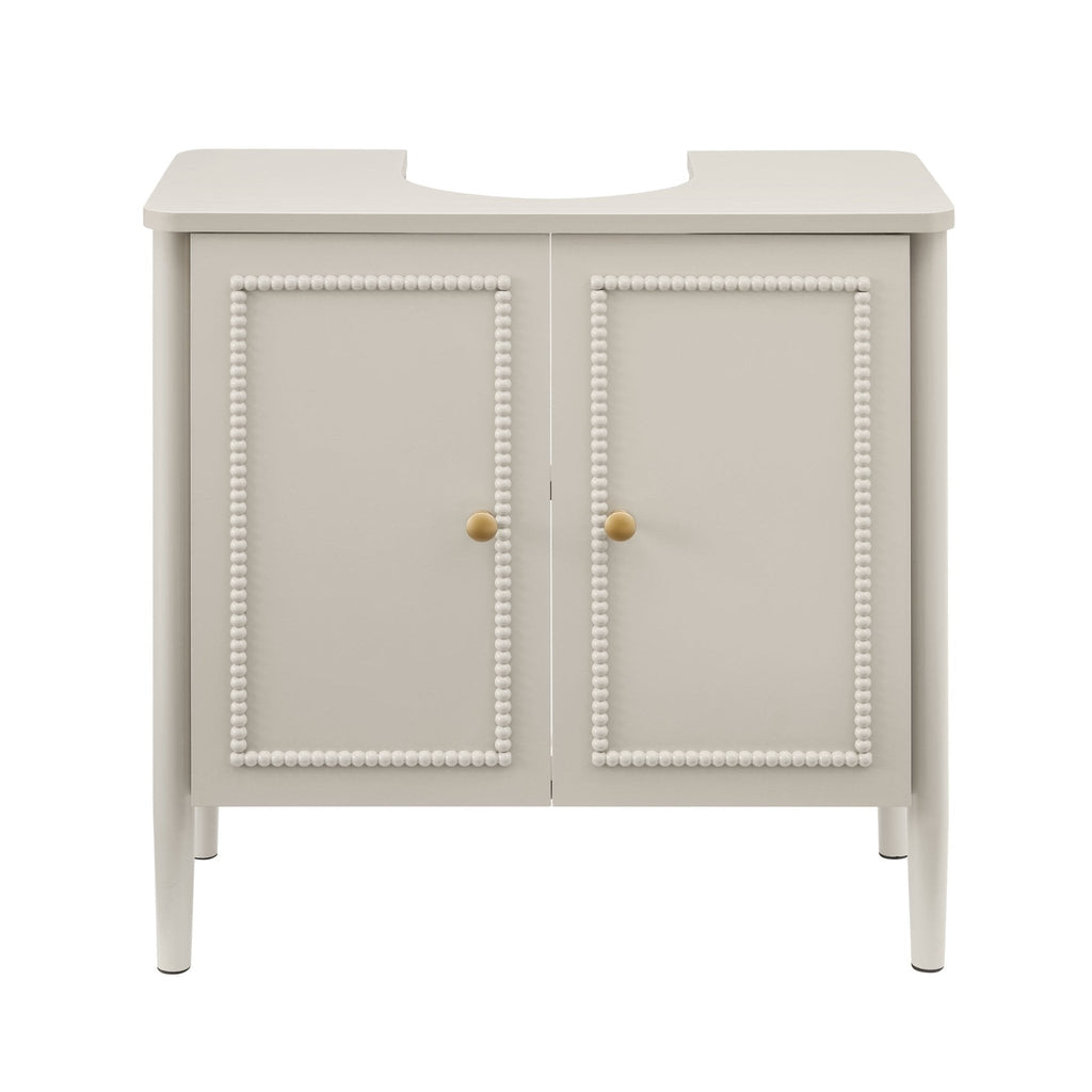 Dusklia - Posy Under Sink Bathroom Cabinet - Taupe