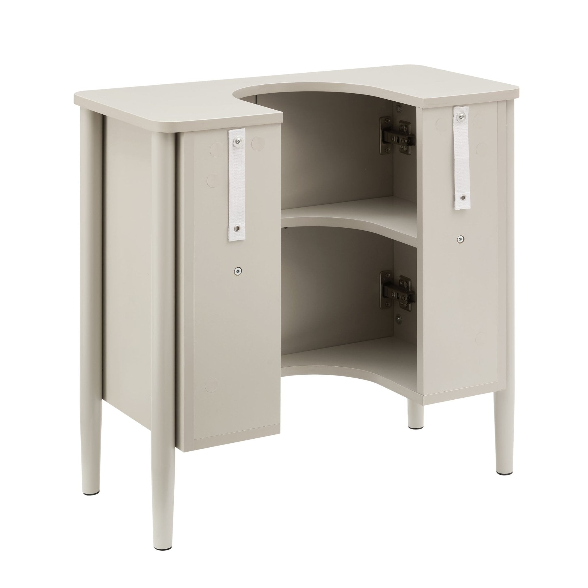 Dusklia - Posy Under Sink Bathroom Cabinet - Taupe