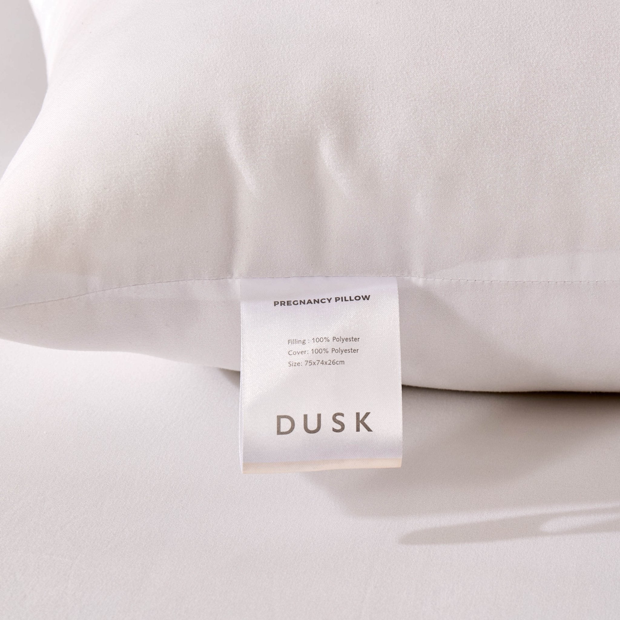 Dusklia - Pregnancy Pillow - White