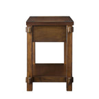 Dusklia - Prim 1 Drawer Wide Nightstand - Walnut