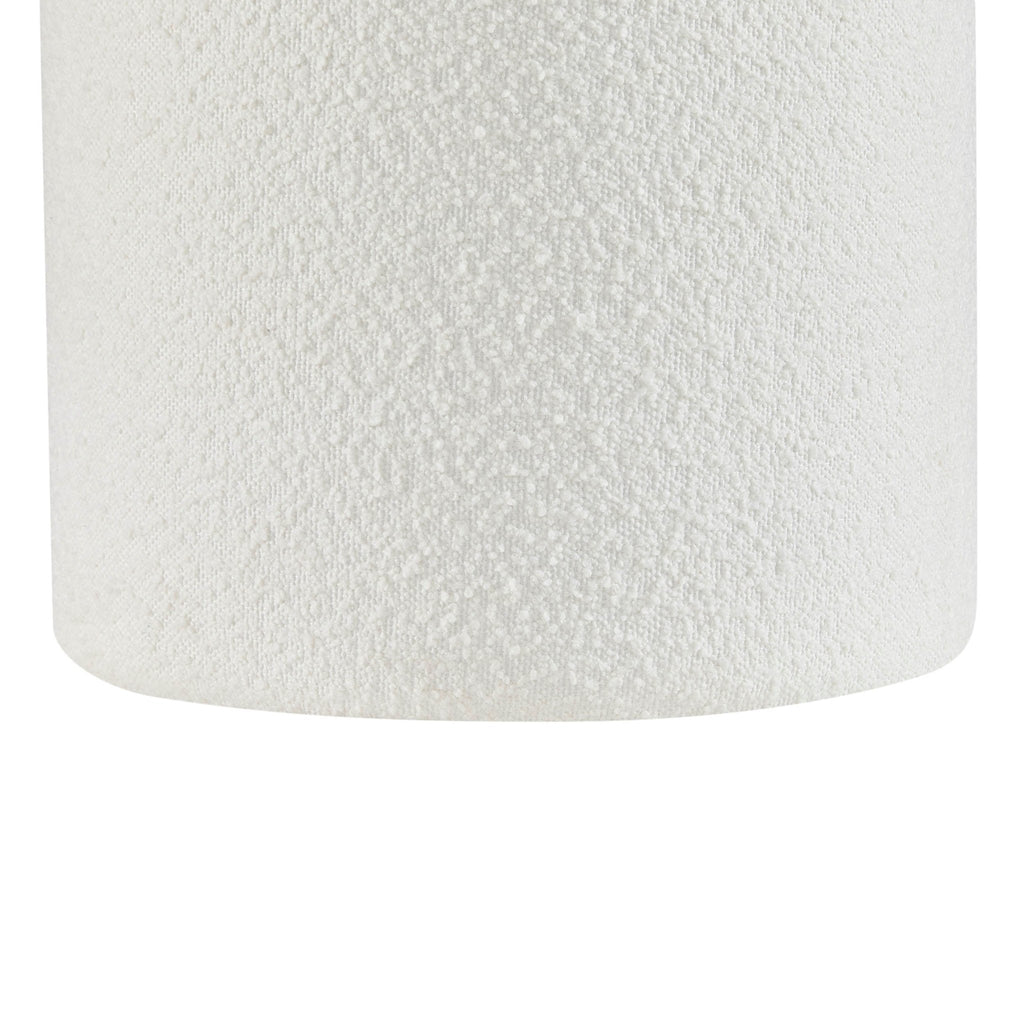 Dusklia - Primrose Boucle Dressing Table Storage Stool - Off White