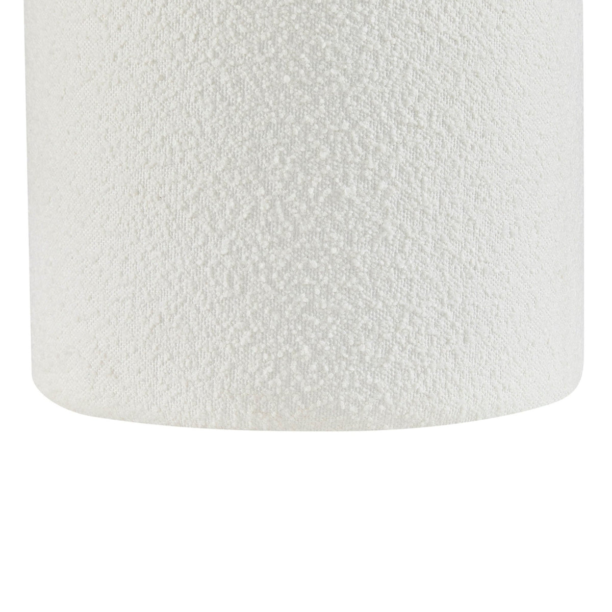Dusklia - Primrose Boucle Dressing Table Storage Stool - Off White