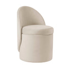 Dusklia - Primrose Dressing Table Storage Stool - Ecru