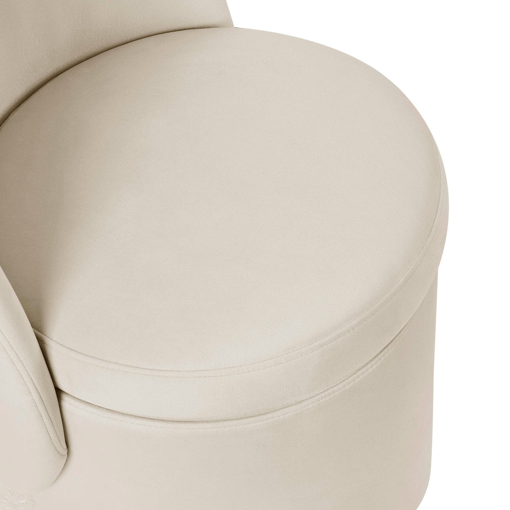 Dusklia - Primrose Dressing Table Storage Stool - Ecru