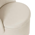 Dusklia - Primrose Dressing Table Storage Stool - Ecru