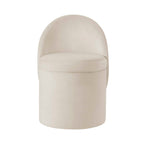 Dusklia - Primrose Dressing Table Storage Stool - Ecru