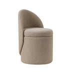 Dusklia - Primrose Dressing Table Storage Stool - Oatmeal