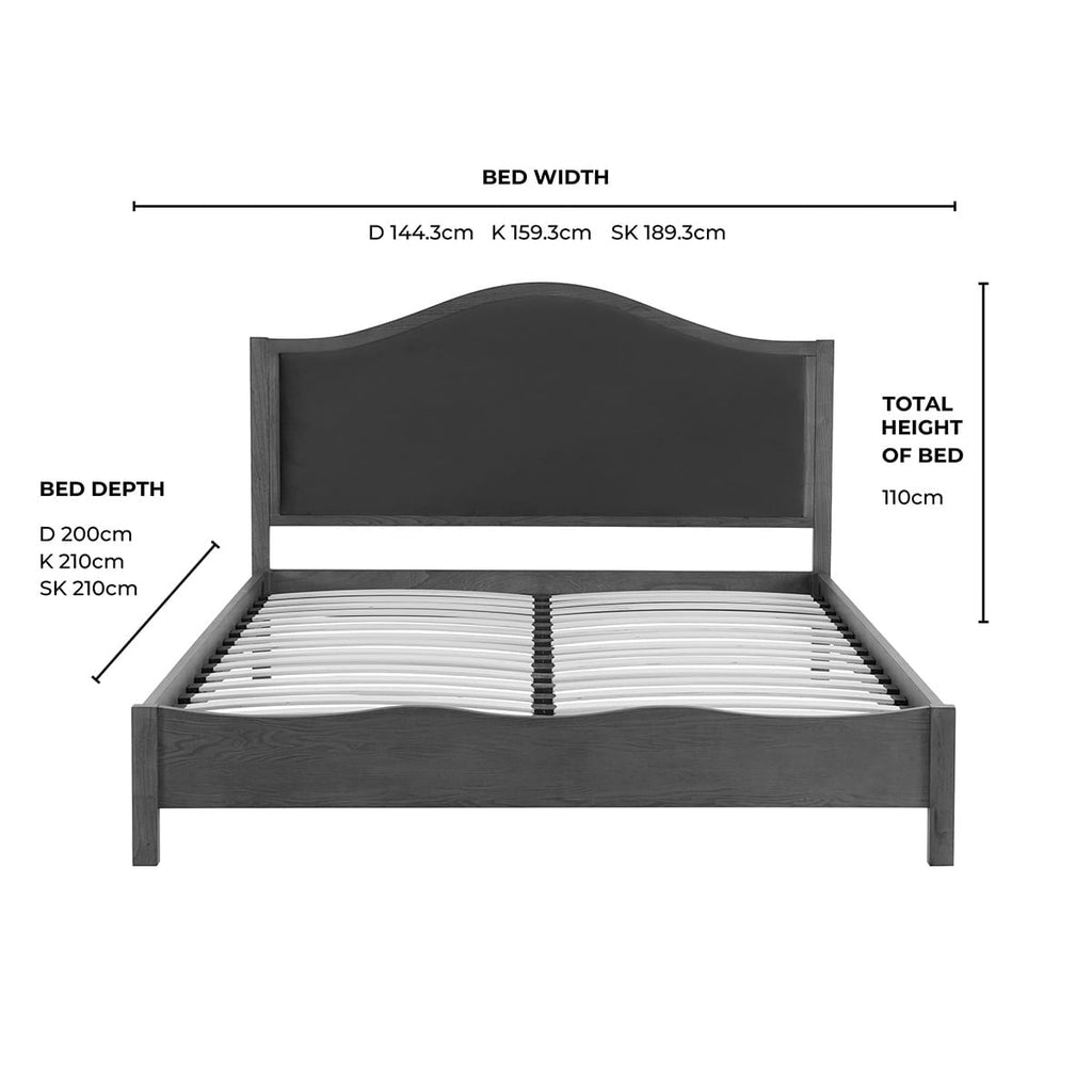 Dusklia - Provence Bed Frame - Rich Green