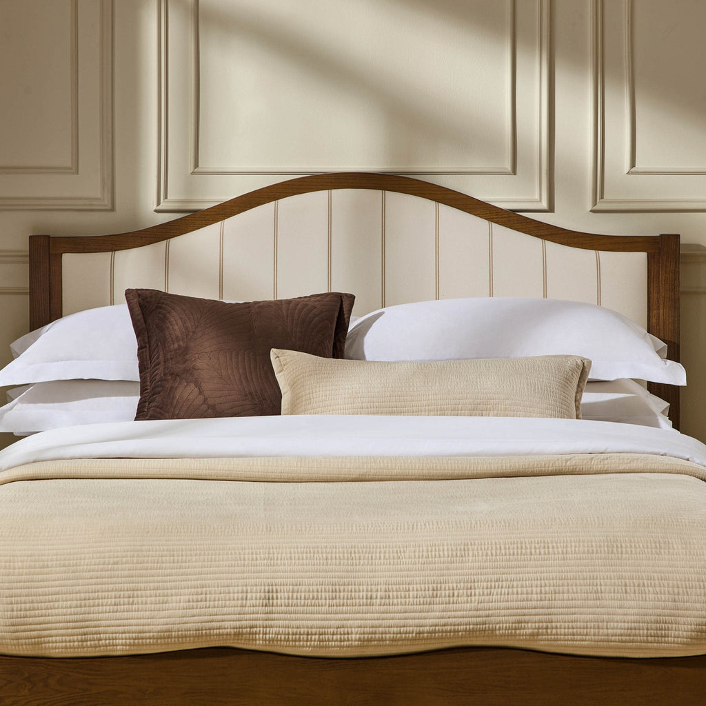 Dusklia - Provence Bed Frame - Thin Natural Stripe