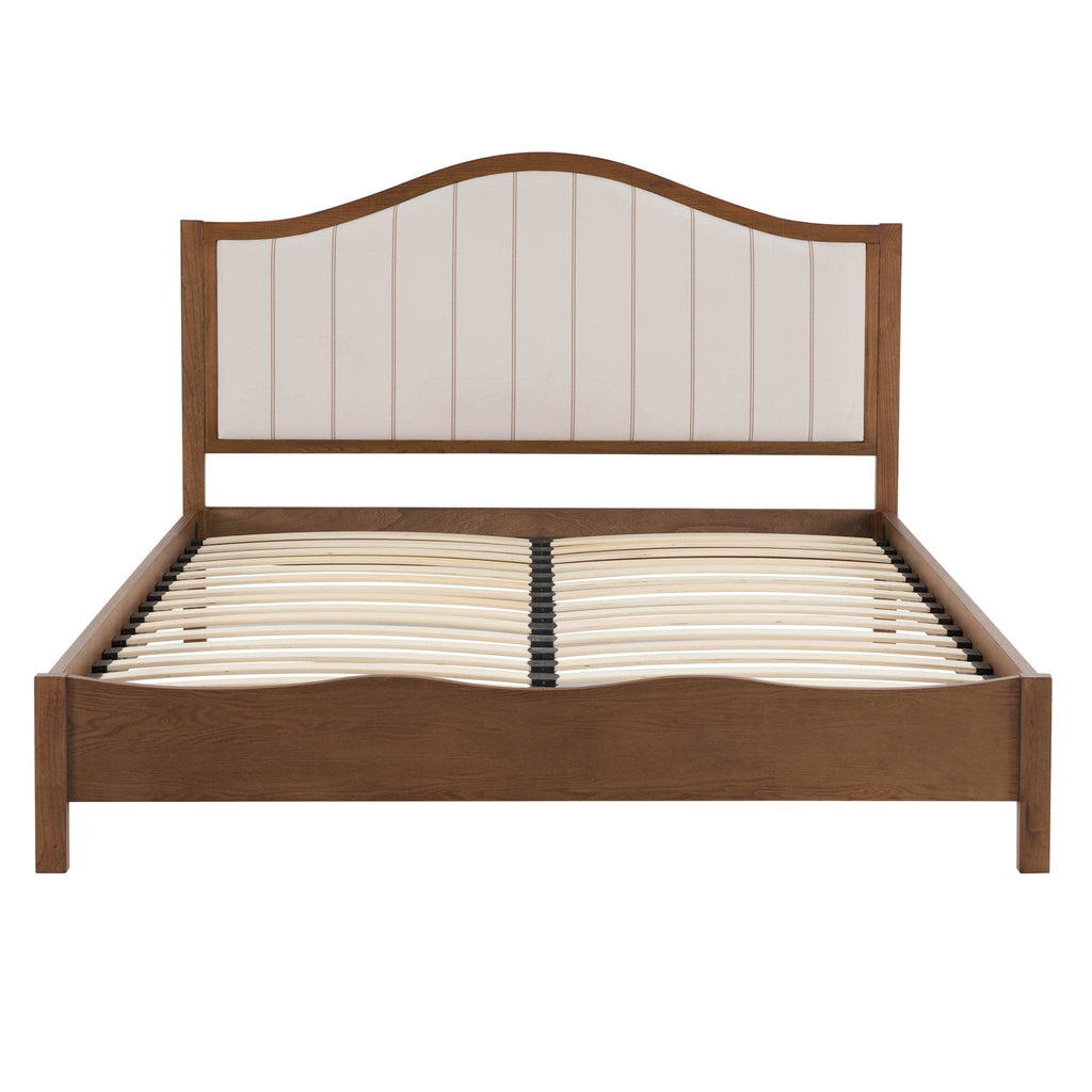 Dusklia - Provence Bed Frame - Thin Natural Stripe