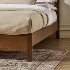 Dusklia - Provence Bed Frame - Thin Natural Stripe
