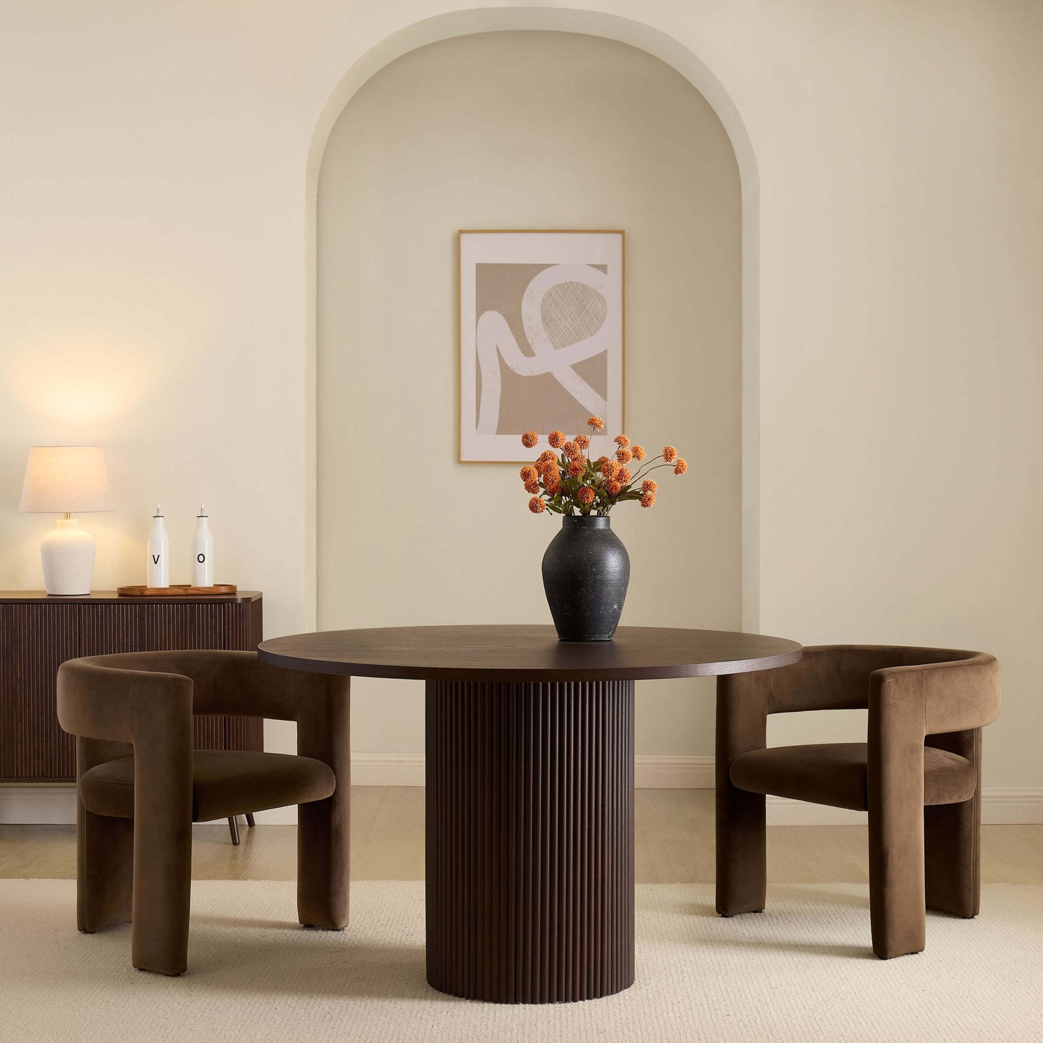 Dusklia - Quinn Chair - Cappuccino