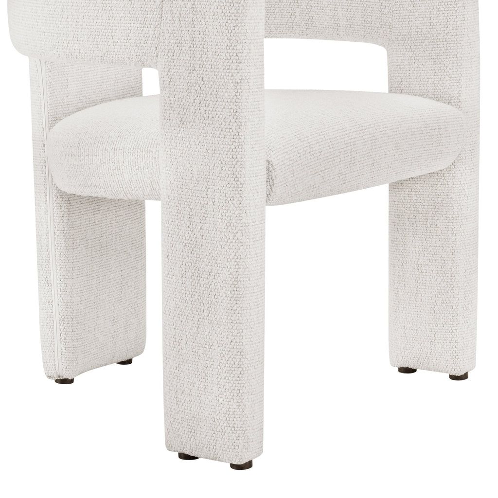Dusklia - Quinn Chair - Ivory Boucle