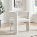 Dusklia - Quinn Chair - Ivory Boucle