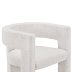 Dusklia - Quinn Chair - Ivory Boucle