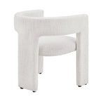 Dusklia - Quinn Chair - Ivory Boucle