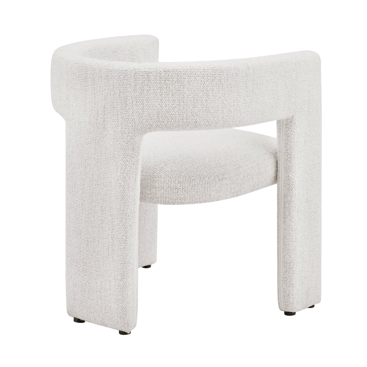 Dusklia - Quinn Chair - Ivory Boucle