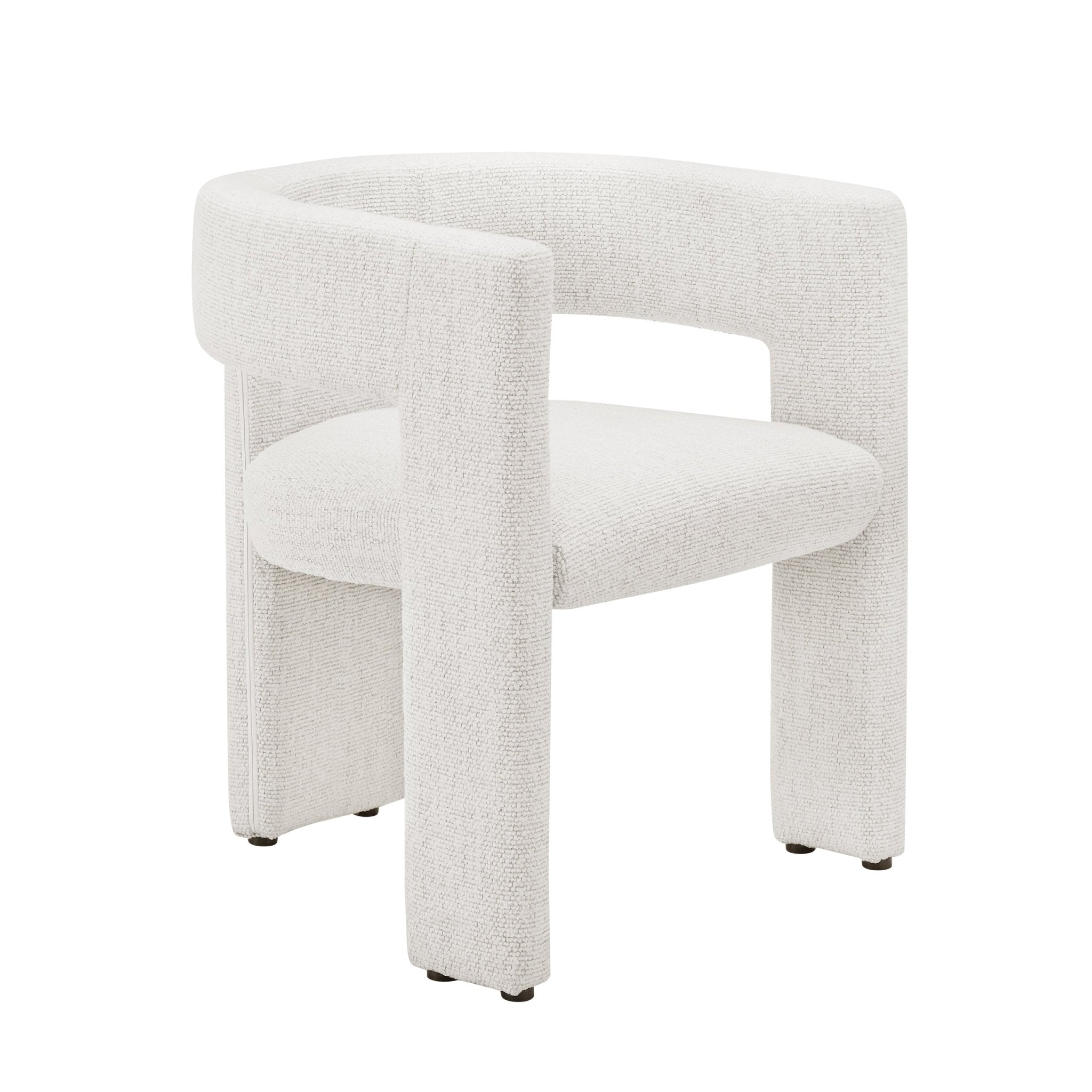 Dusklia - Quinn Chair - Ivory Boucle