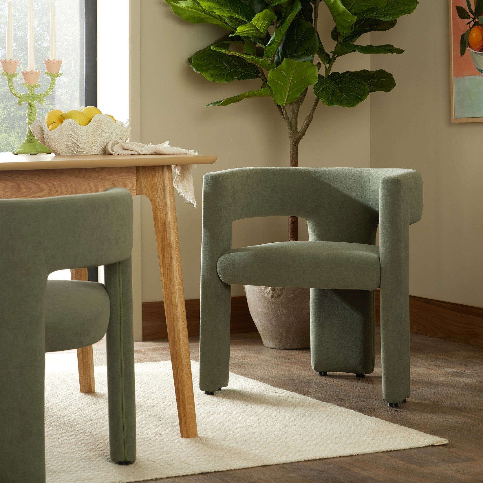 Dusklia - Quinn Chair - Sage Green
