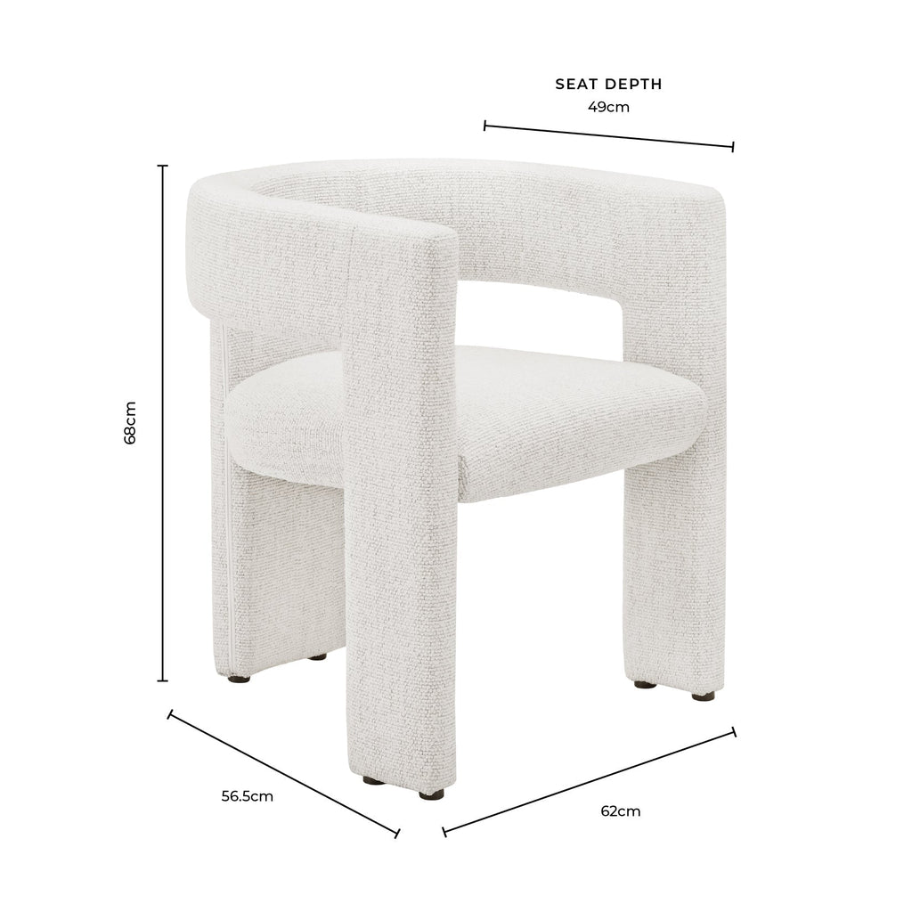 Dusklia - Quinn Chair - Stone