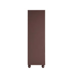 Dusklia - Rachel Arch Front 2 Door Wardrobe with Drawer - Mocha