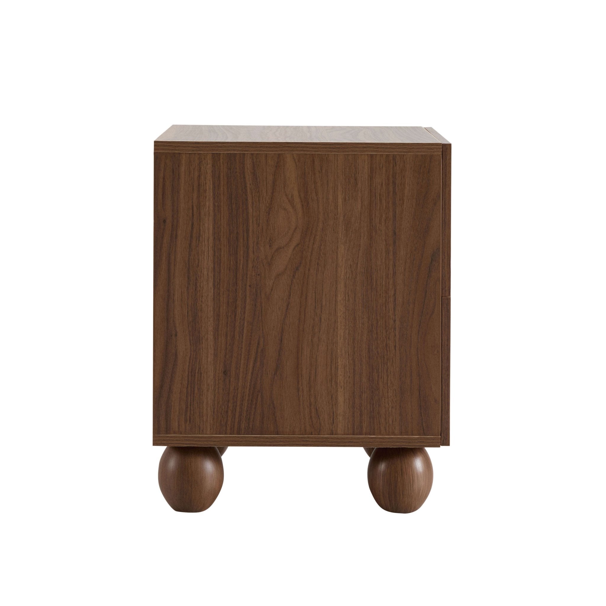 Table de chevet Rachel Arch avec 2 tiroirs - Bois moyen