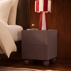 Dusklia - Rachel Arch Front 2 Drawer Bedside Table - Mocha