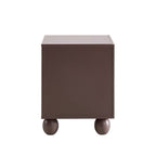 Dusklia - Rachel Arch Front 2 Drawer Bedside Table - Mocha