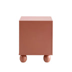 Dusklia - Rachel Arch Front 2 Drawer Bedside Table - Terracotta