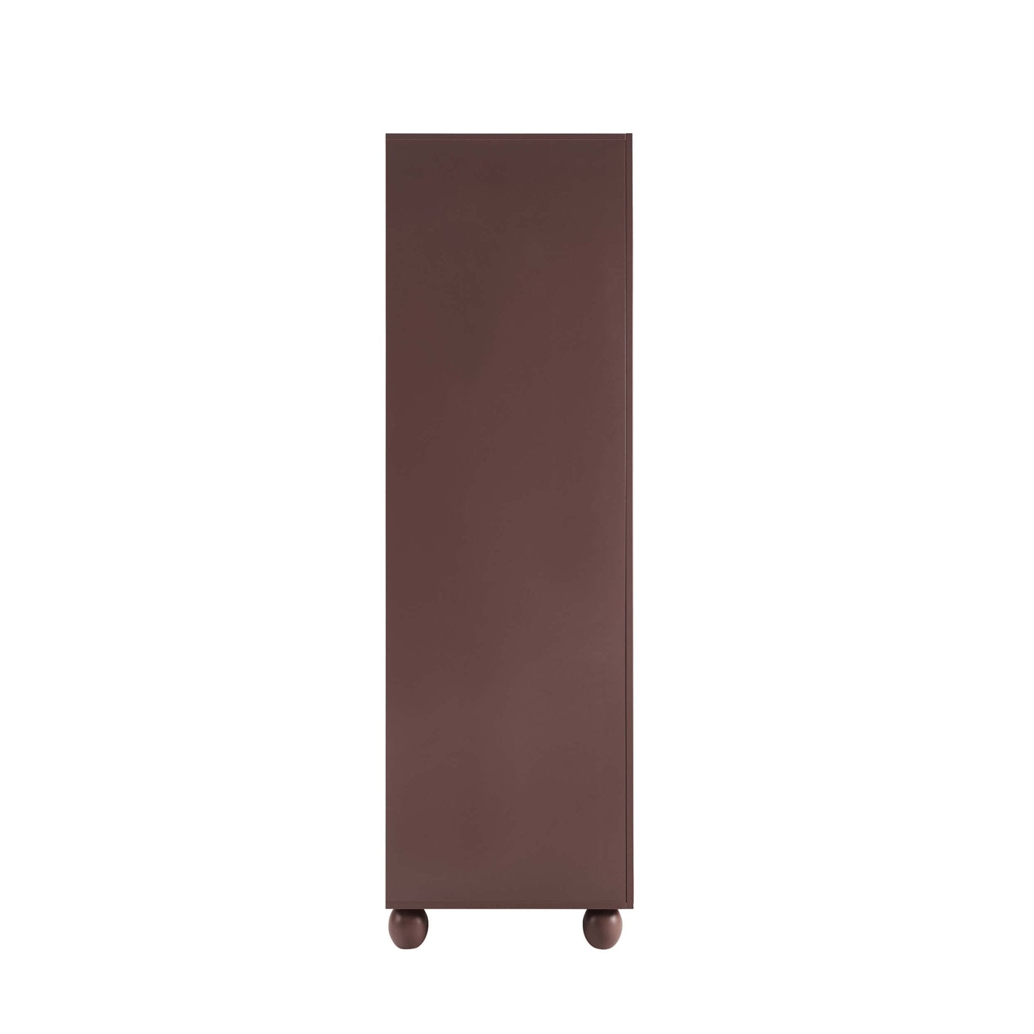Dusklia - Rachel Arch Front 3 Door Wardrobe - Mocha