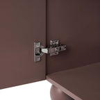 Dusklia - Rachel Arch Front 3 Door Wardrobe - Mocha