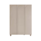 Dusklia - Rachel Arch Front 3 Door Wardrobe - Taupe
