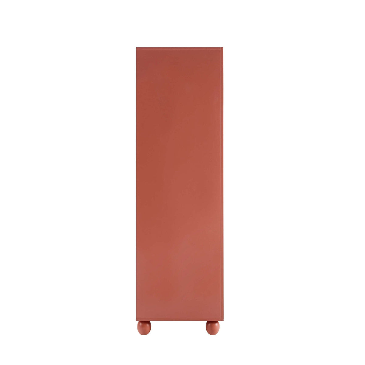 Dusklia - Rachel Arch Front 3 Door Wardrobe - Terracotta
