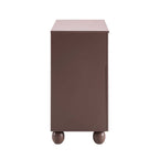 Dusklia - Rachel Arch Front 3 Drawer Chest - Mocha