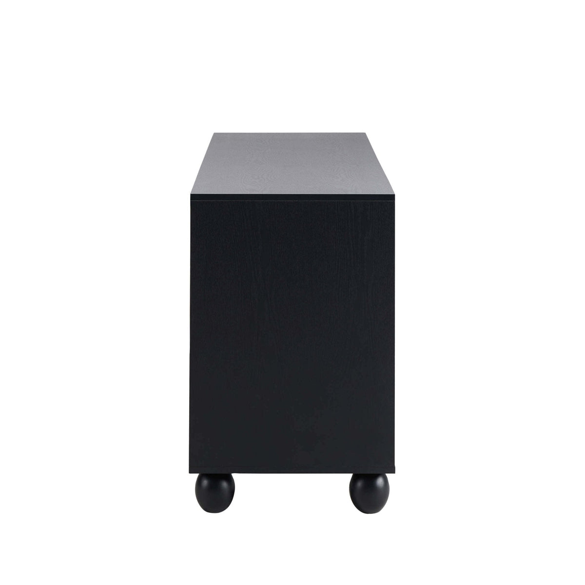 Dusklia - Rachel Arch Front 4 Door Sideboard - Black