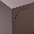 Dusklia - Rachel Arch Front 4 Door Sideboard - Mocha