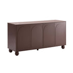 Dusklia - Rachel Arch Front 4 Door Sideboard - Mocha