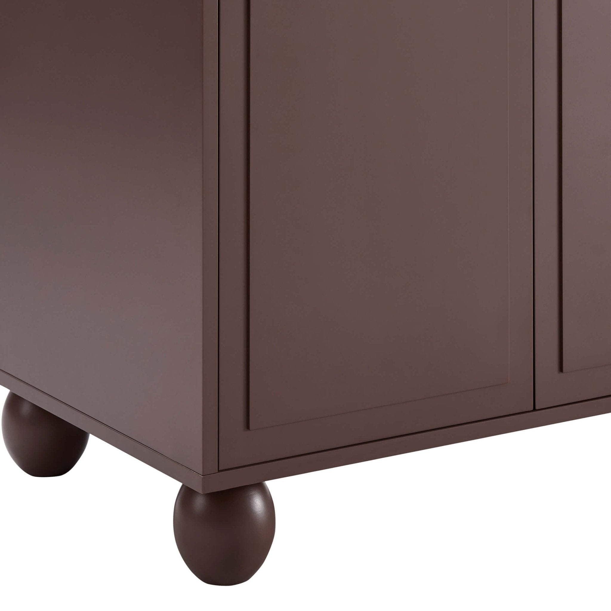 Dusklia - Rachel Arch Front 4 Door Sideboard - Mocha