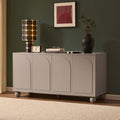 Dusklia - Rachel Arch Front 4 Door Sideboard - Taupe