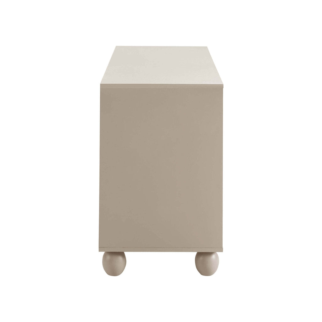 Dusklia - Rachel Arch Front 4 Door Sideboard - Taupe